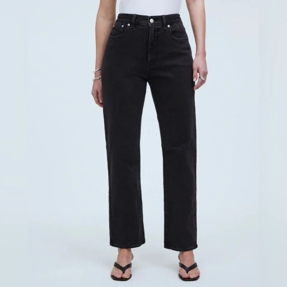 MADEWELL The Curvy 90s Straight Jean in Belmere Wash - Size 30